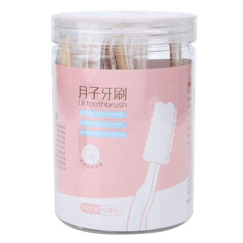 30pcs Mini Disposable Toothbrush - No Toothpaste Needed, Portable Soft Oral Care for Kids, Aged, Maternity, Travel