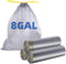 8 Gallon Drawstring Trash Bags, 45 Count, Garbage Bags for Bathroom, Bedroom, Office Wastebasket Liners