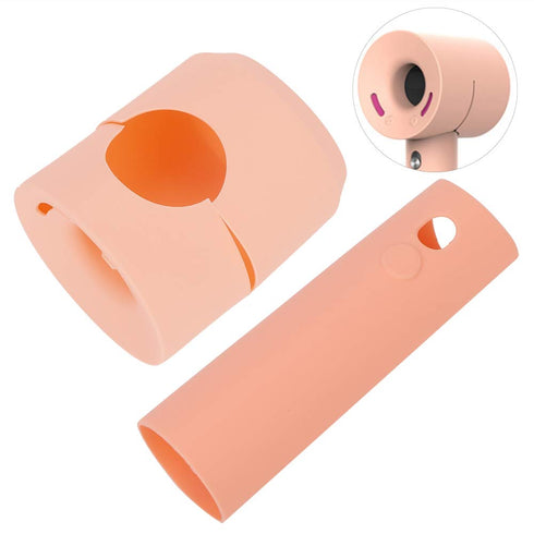 Protective Silicone Cover for Hair Dryer, Travel Protective Case Cover (Coral Orange)