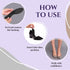 Ultra-Thin Shoe Inserts, Sweat & Odor Absorbent Insoles, Replaceable Barefoot Liners for Women’s Size 8-9, 4 Pairs