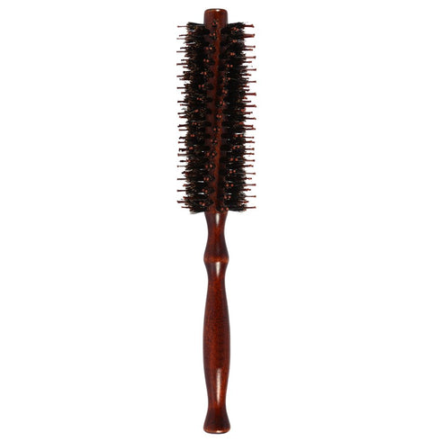 Round Brush - Antistatic Curling Hair Care Comb, Wooden Handle for Professional or Personal Use.