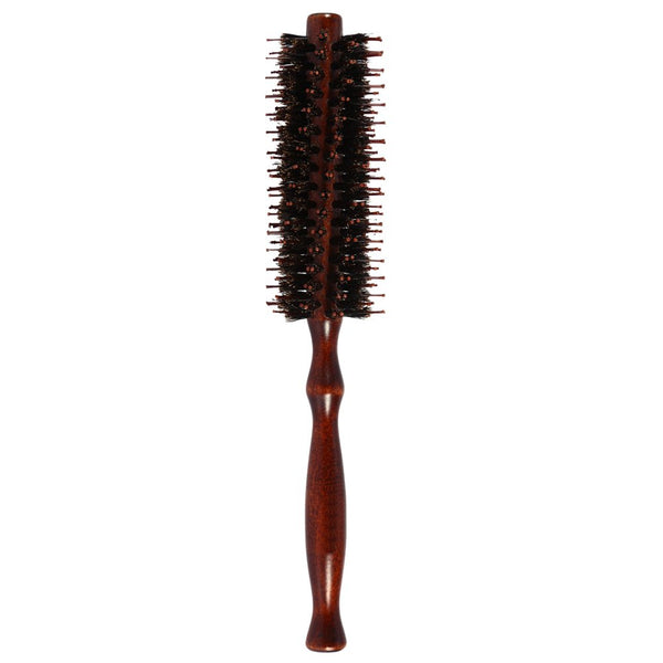 Round Brush - Antistatic Curling Hair Care Comb, Wooden Handle for Professional or Personal Use.