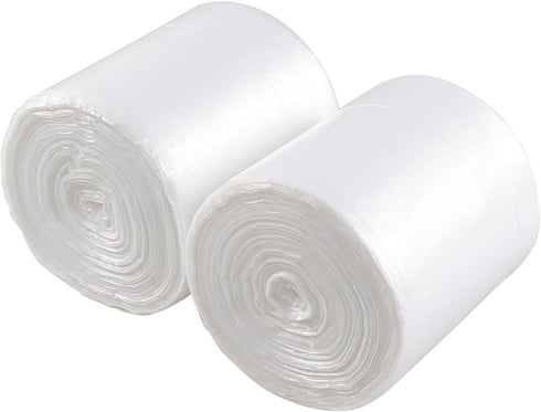 18 Gallon Large Clear Garbage Trash Bags, 70 Counts, Yard Waste Bags