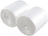 18 Gallon Large Clear Garbage Trash Bags, 70 Counts, Yard Waste Bags