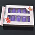 HIGHROCK 10Pcs Acrylic Nail Art Polish Remover Wrap Cleaner, Superior Clip Caps (Purple)