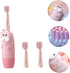 Set USB Toothbrush Boys and Girls Electric Tooth Brush Non-Slip Handle Travel-Friendly Daily Oral Hygiene