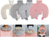 Sepnefi Bottle,1L U Shaped Hot Water Bottle, Neck and Shoulder Hot Water Hot Water Bag with Detachable Cover Soft Plush