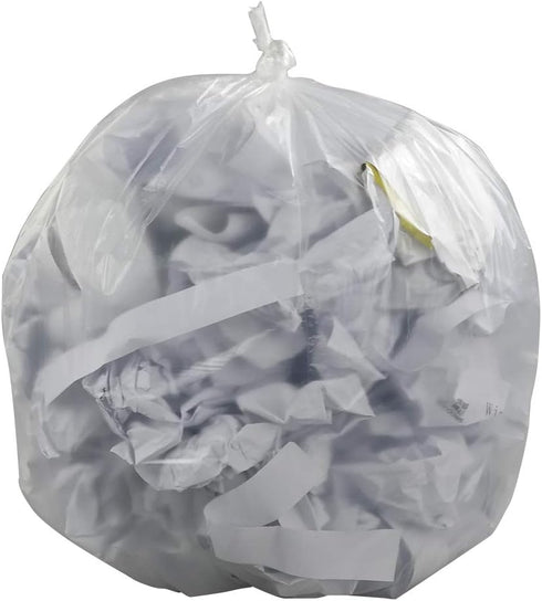 Clear Large Trash Bags, 30 Gallon Lawn and Leaf Bags, 70 Counts