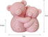 T-shin Candle,100G Hugging Bears Aroma Healing Cute Teddy Bear Family Mother Love Decorative Scented Candle for Table