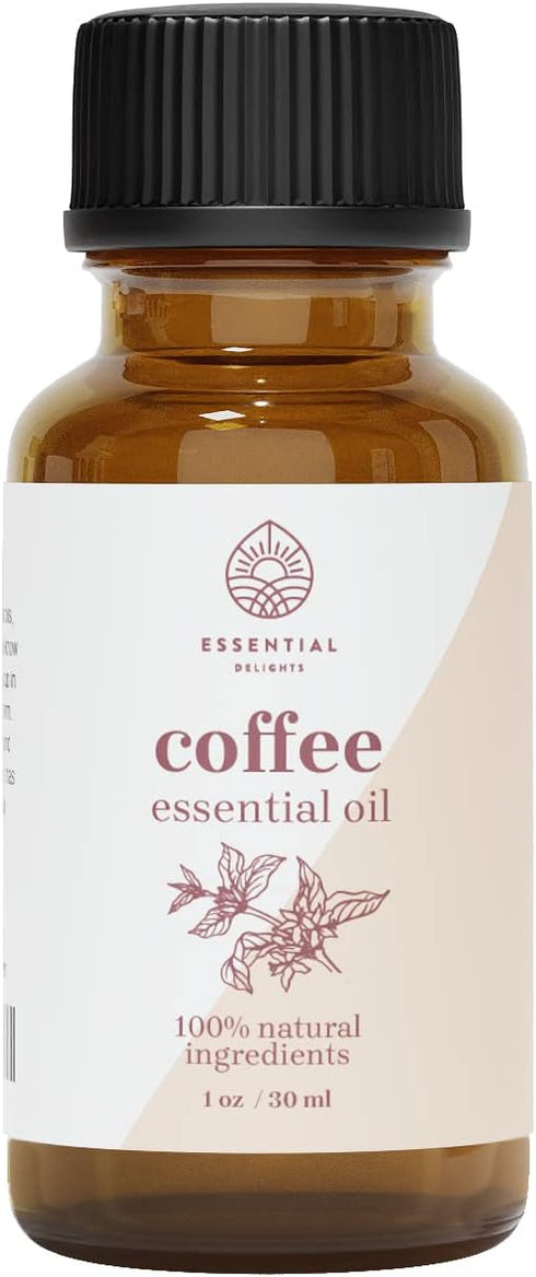 Coffee Essential Oil - Premium Grade 100% Undiluted Essential Oil (1 Fl Oz) for Aromatherapy & Soaps