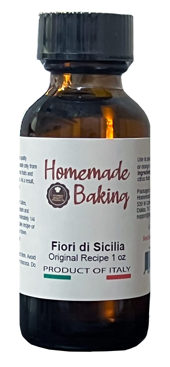 Premium Authentic Fiori di Sicilia - 100% Essential Oil of Citrus Fruits 1 oz, Product of Italy