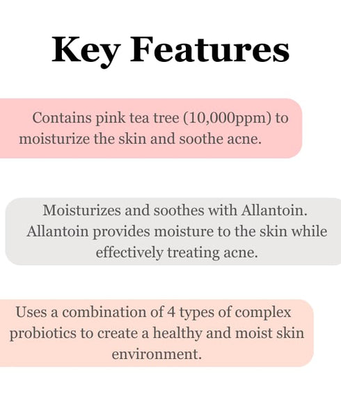 aplin Pink Tea Tree Intensive Cream - 50g/1.7 Oz, CICA & Allantoin, Korean Skin Care, Moisturizing