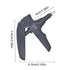 Dental Ligature Tie Gun for Orthodontic Ligature Ring Placement, Dispenser Tool for Braces Rubber Band (Grey)