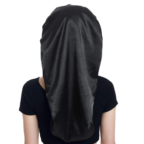Large Satin Cap for Sleeping, Ideal for Braids, Natural Hair, Curly Hair