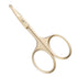 LIVINGO 3.75" Small Safety Facial Nose Hair Scissors, Curved Blade with Rounded Tip for Manicure and Eyebrow