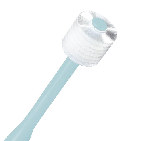 Brilliant Oral Care Expectant Mom Toothbrush, Gentle Extra Soft Bristles, Round Head for Sensitive Teeth, Aqua