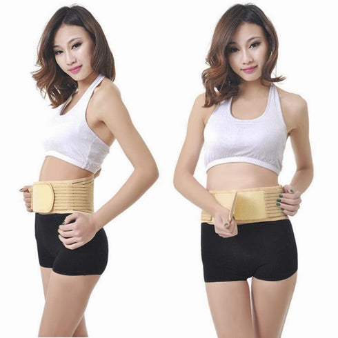 Men Women Back Brace - Breathable Waist Lumbar Support Belt with Adjustable Strap for Back Pain Relief