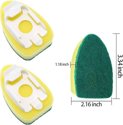 Dish Wand Refill 20 Packs - Sponge Replacement Heads for Kitchen Cleaning