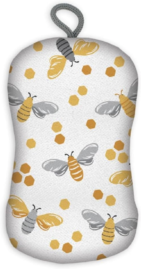 Bee Yellow Scrub Sponge, 3" x 6.5"