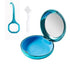 Solid Orthodontic Retainer Case with Magnetic Closure, 1 Pcs Retainer Case + 1 Pcs Aligner Remover Hook + 1 Pcs Brush