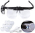 Magnifying Glass with LED Light - USB Rechargeable Head Magnifier Glasses for Crafts, 3 Replacement Lenses