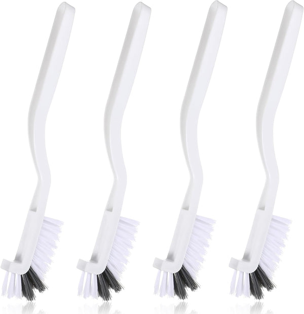 JJUNW 4Pcs Kitchen Scrub Brush, Angle Cleaning Brush, Right Angle Scrub Brush for