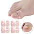 Ingrown Toenail Corrector Sleeves, 4 Pairs Elastic Silicone Correction Tool for Thick Paronychia Treatment, Big Toe