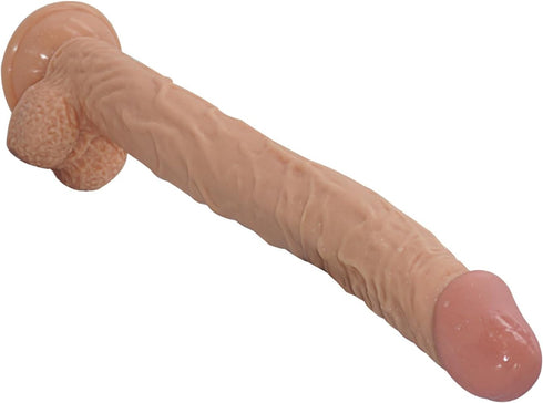 PONGGAO 15.74"" Super Long Dildo Big Dildo Realistic Thick Wall Dildo, Soft Giant Dildo Prostate Dildo with Strong
