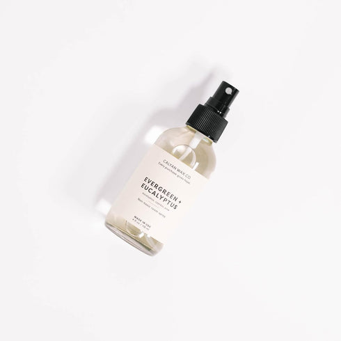 Calyan Wax Co. Evergreen & Eucalyptus Natural Room Spray, 4 Fl Oz, Infused with Essential Oils