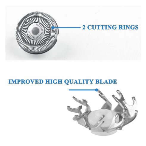 Shaver Replacement Blades, Electric Razor Replacement Head, 4-Pack