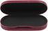 SteelFever 2 in 1 Double Sided Portable Glasses Case, Travel Contact Lens Case, Red