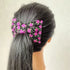 LOVEF Elastic Double Combs with Plastic Rose Flowers, Hair Clips, Hair Holder, Easy Comb, 8 Pcs
