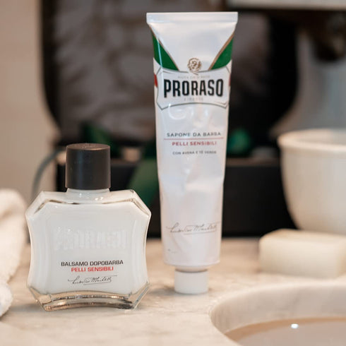 Proraso After Shave Balm for Men, 3.4 Fl Oz, Sensitive Skin Moisturizer