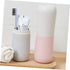 Set Abaodam Travel Toothbrush Cup Mouthwash Cup Toothpaste Storage Box Gray Compact Outdoor Travel Daily Oral Care