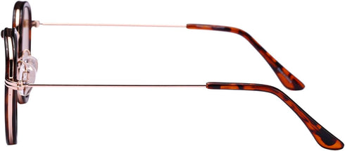 UV400 (3 Pack) Mass Vision 'The Esteemed' Ultralight Unisex Round Frame Sunglasses + Full Lens Reader (No Bifocal)