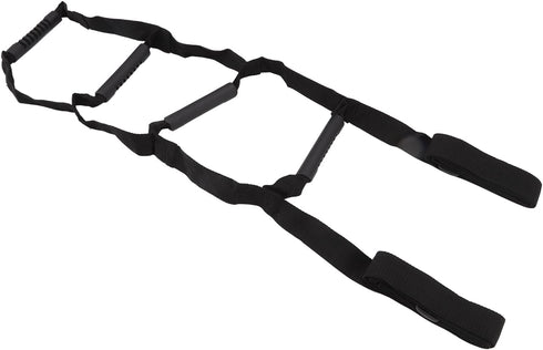 ZZIOLYTHICTRADING 2PCS Bed Sit Up Helper, Nylon Bed Ladder Assist, Four Sections Patient Pull Up Assist Strap