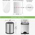 RayPard 180 Counts 2 Gallon Small Trash Bags, Fit 1.6-2.2 Gal Waste Basket, Strong Liners for Home Office Kitchen
