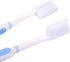 COOL & FRESH Silicone Bristles Toothbrush - 2 Pack Effective Manual Toothbrush