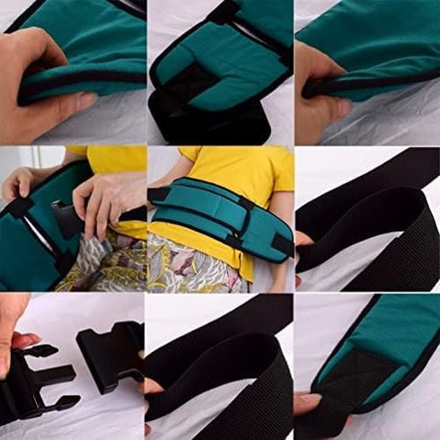 Tseukoe Elderly Care Harness Patient Protector Anti-Fall and Anti-Slip Belt in Bed Elderly Care Godsend Lumbar Support