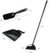 Set O-Cedar Strong Sweep Broom and Dustpan with Detail Brush | Indoor Outdoor Heavy Duty Stiff Bristle Broom | Step-On