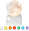 Rukico White Noise Sleep Machine with Moon Lamp Night Light,24 Soothing Sounds,Adjustable RGB