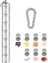 Portable Pill Case Keychain Waterproof, 7 Days Pill Holder Travel Container, Airtight Organizer for Outdoor Camping