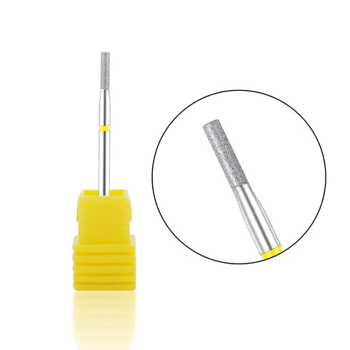 NMKL38 Electric Nail Drill File Tool, Small Barrel Shape Diamond Bit Cuticle Cleaner for Manicure Pedicure Kit
