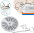Yosoo 1000Pcs Eyeglass Sunglass Repair Kit, Nose Pads, Screws, Screwdriver, Tiny Micro Screws Nuts Assortment