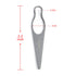 NAYOO Interlock Tool for Locs, EasyLoc Hair Tool for Dreadlocks, 5 Piece Silver Hair Locking Tool