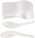 Juvale 200 Pack Disposable Chinese Soup Spoons, Clear Plastic Utensils for Ramen, Pho