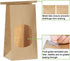 BagDream Small Bakery Bags with Window - 50Pcs, 3.54x2.36x6.7 Inches, Kraft Brown Paper Bags for Treats