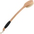 OWIIZI Round Head Back Scrub Brush for Body Shower, Wooden Long Handle, Skin Exfoliator Scrubber for Wet or Dry Use