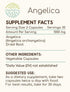 Angelica 60 Capsules, 500 mg Concentrated Liquid Drops of Natural Angelica (Angelica archangelica) Dried Root