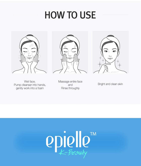 Epielle Baking Soda Pore Cleanser, 6.77 FL OZ, Oil-Free, Gentle Daily Use for Oily & Combination Skin